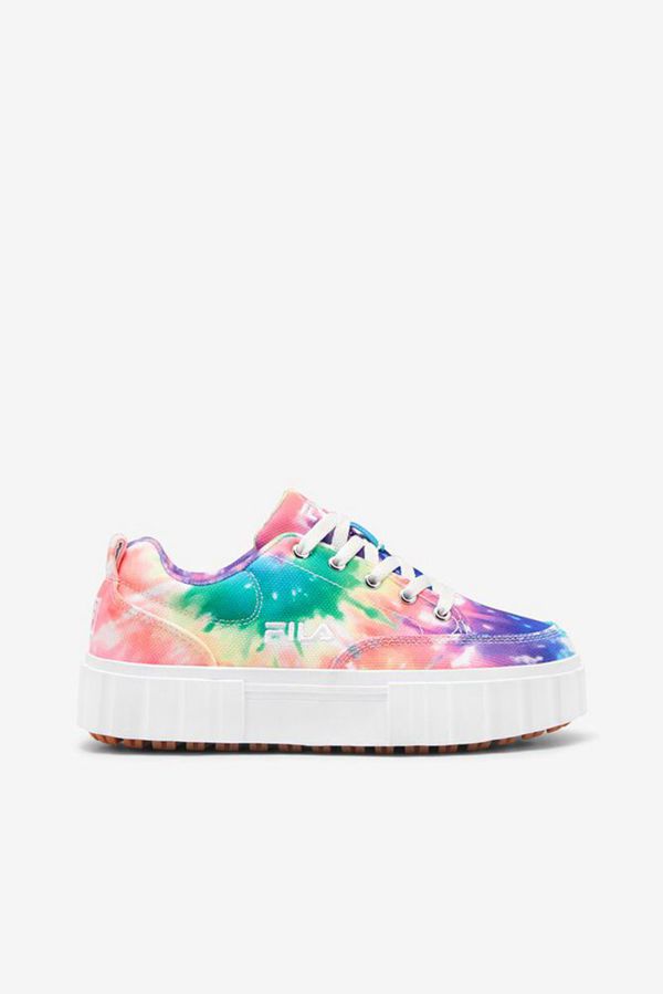 Zapatillas Fila Mujer Multicolor - Sandblast Tie Dye Platform - España 965347PEZ